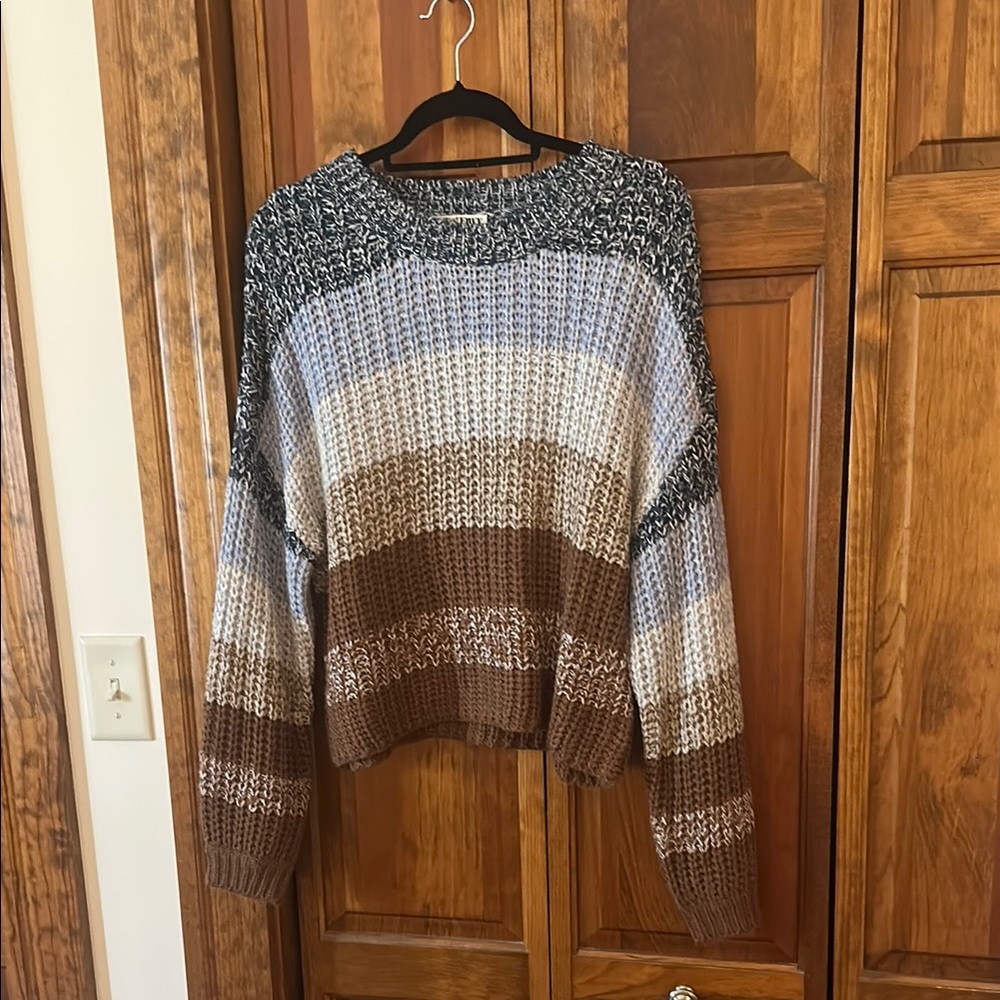 Striped Knit Sweater